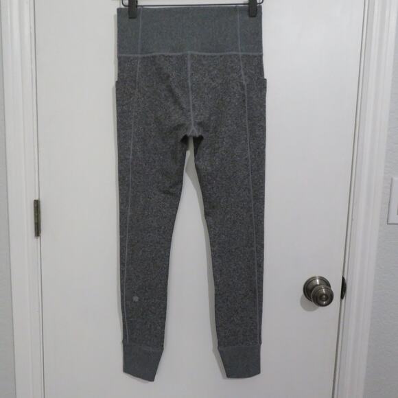 Athleta Womens Size S Dark Gray Jogger Style Legging Side Pockets Athletic Wear - Picture 2 of 6